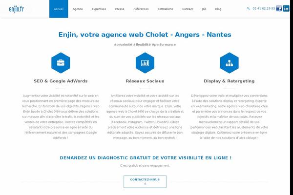 Advertica theme site design template sample