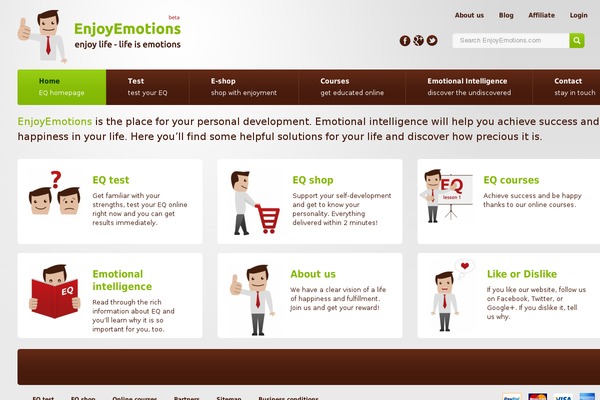 enjoyemotions.com site used Ee