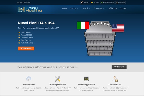 myHosting theme site design template sample