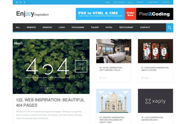 Grimag theme site design template sample