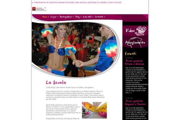 Enjoy theme site design template sample