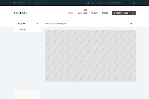 enjoymalls.com site used Compare