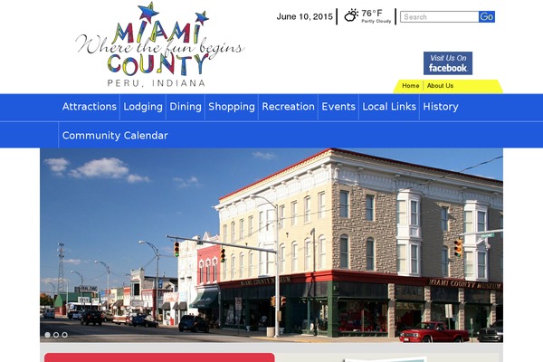 Tourism theme site design template sample