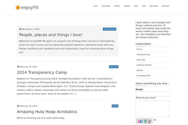 Lightning theme site design template sample