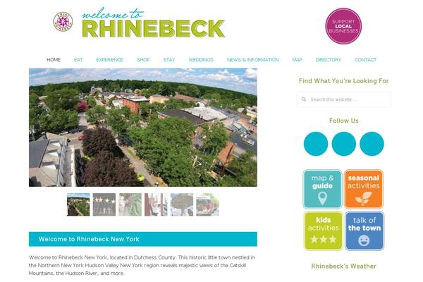 OnePress theme site design template sample
