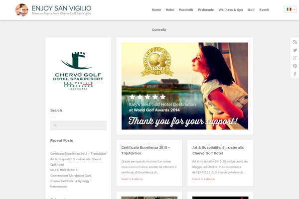 enjoysanvigilio.com site used Blogphix