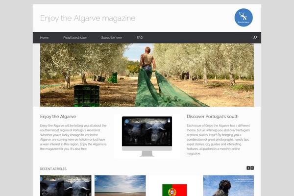 Site using Parallax Scroll plugin