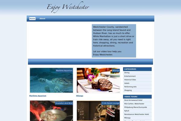 Snapshot theme site design template sample