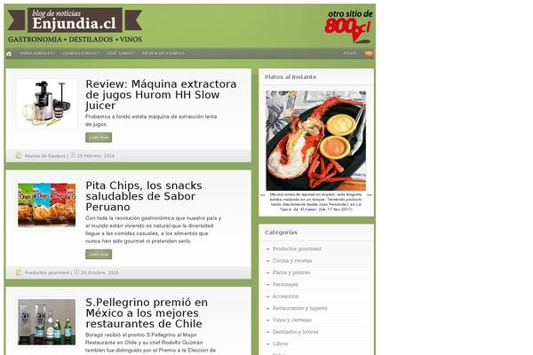 Headlines theme site design template sample