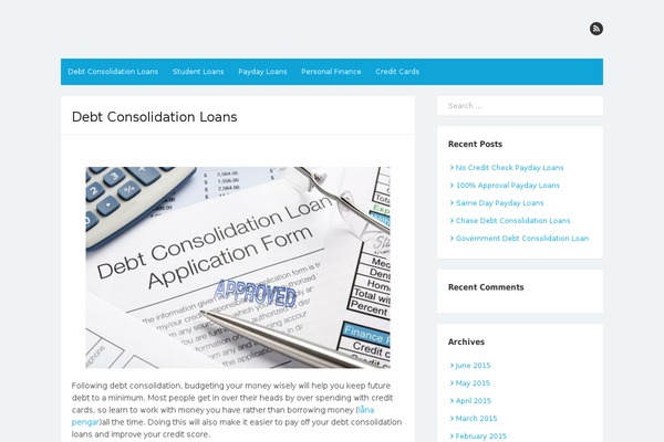 The Box theme site design template sample
