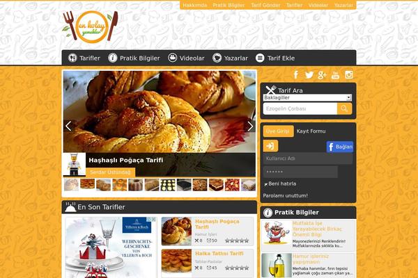 Karabiber theme site design template sample