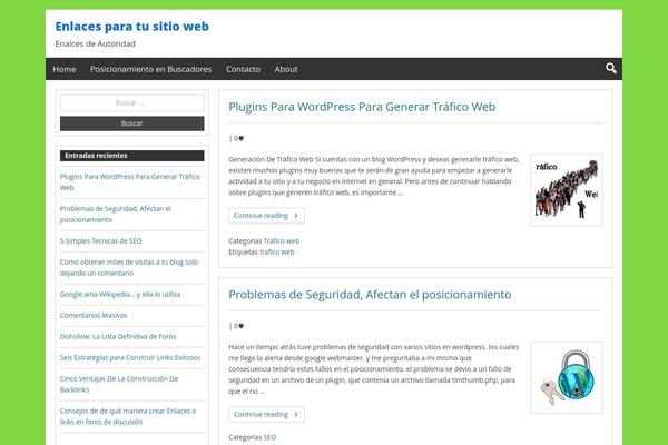 Genbu theme site design template sample