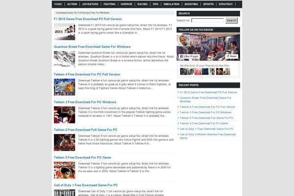 Occasio theme site design template sample