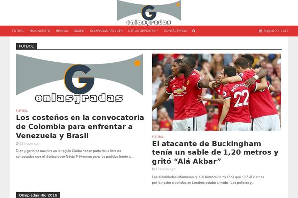 Herald theme site design template sample