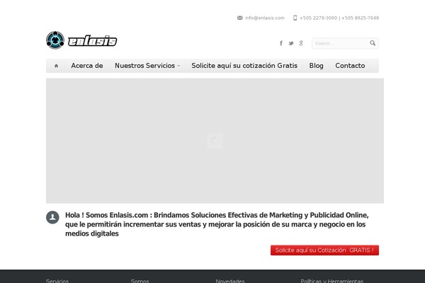 enlasis.com site used Aqua