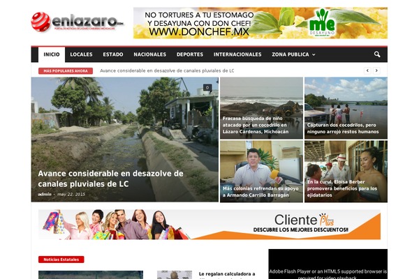enlazaro.com site used Directorio