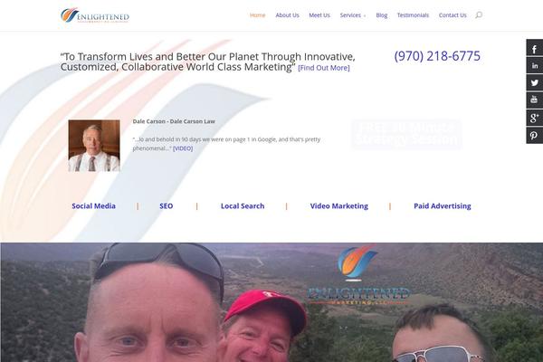 enlightenedmarketingllc.com site used Enlightened