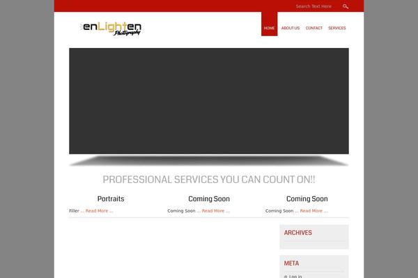 Small Business theme site design template sample