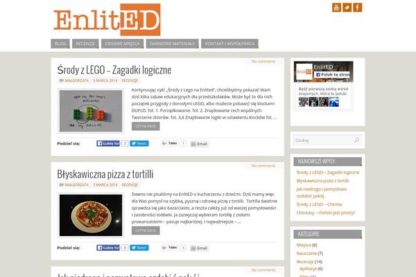 Parabola theme site design template sample