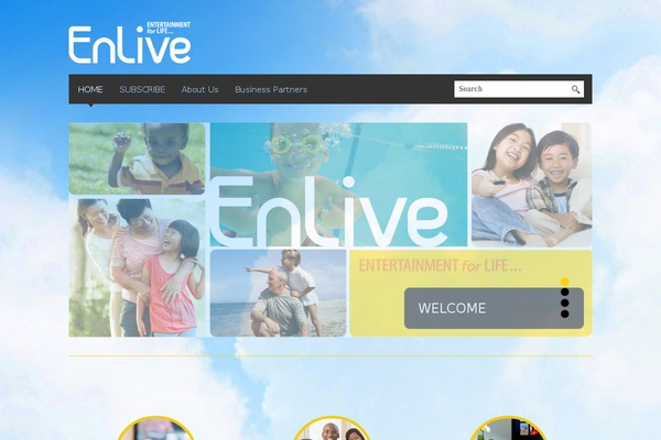 Blackbird theme site design template sample