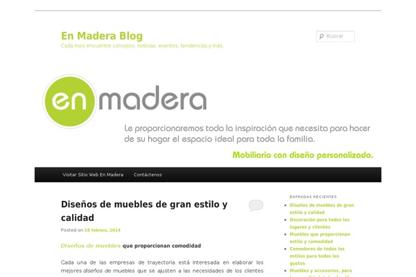 Twenty Eleven theme site design template sample