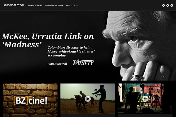 enmente.com site used Studiofolio