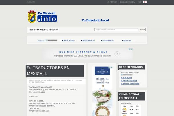 Downtown theme site design template sample