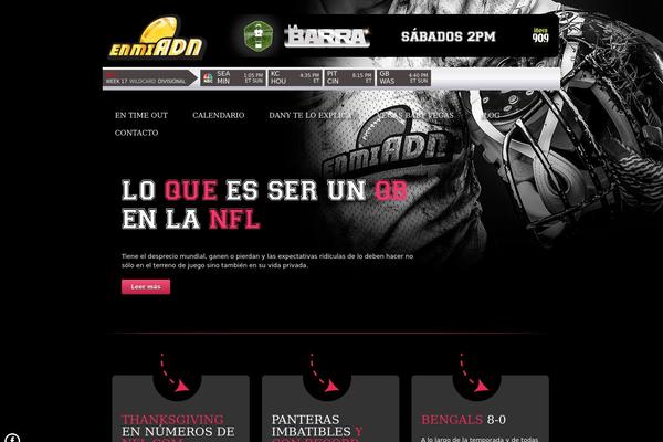 nfl theme websites examples