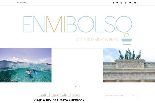 Fashionista theme site design template sample