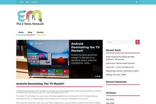 The Gossip theme site design template sample