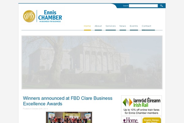 Chamber theme site design template sample