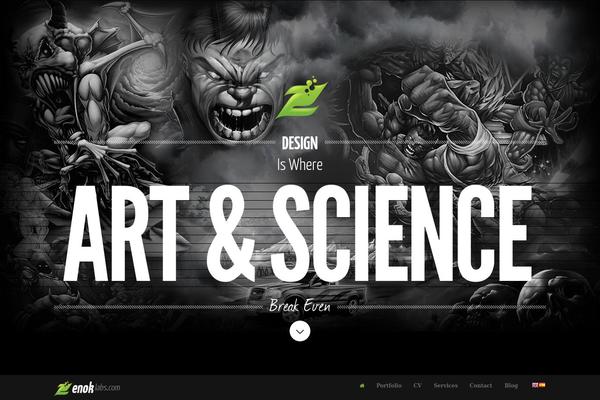 Mercurial theme site design template sample