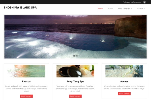 enoshimaislandspa.com site used Minamaze (Pro)