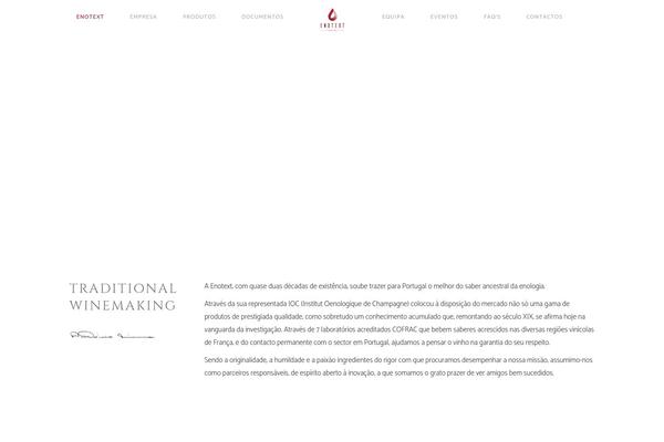 Vino theme site design template sample