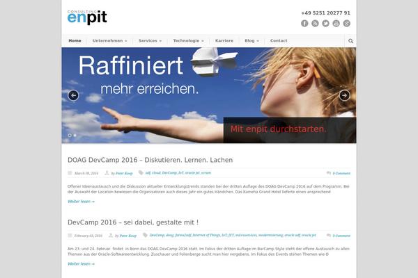 Modernize theme site design template sample