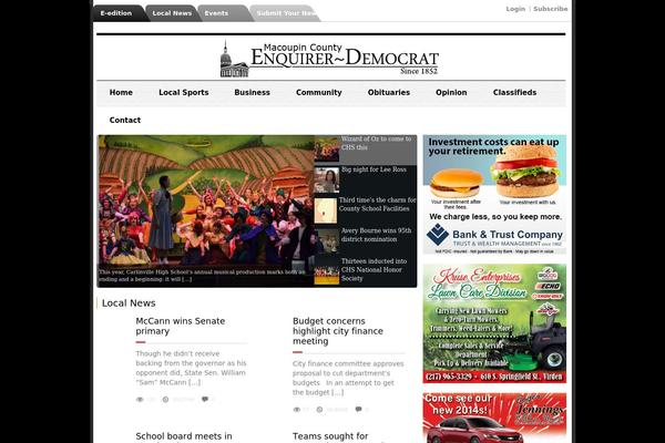 enquirerdemocrat.com site used Magrev