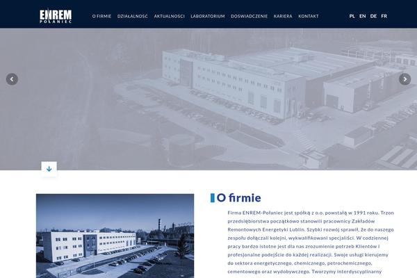 Site using Cool Timeline plugin