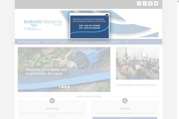 Site using WP Parallax Content Slider plugin