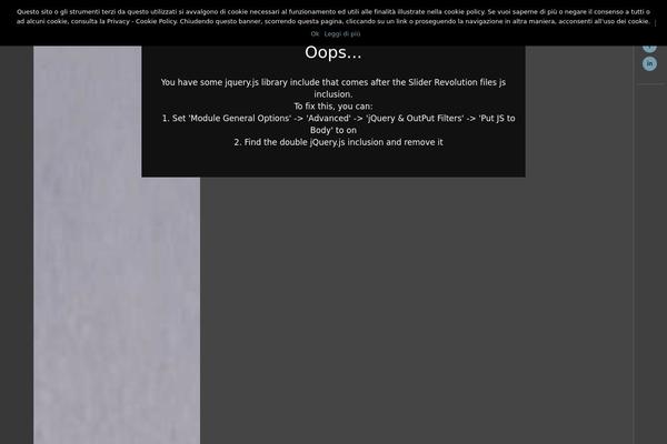 Cooper theme site design template sample