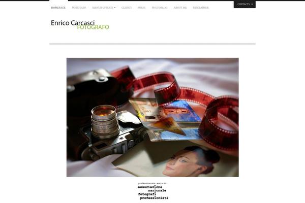 Minimal-portfolio theme site design template sample