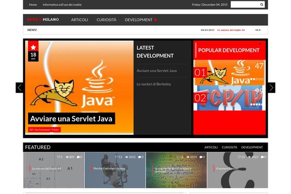 enricomilano.com site used Extramagz