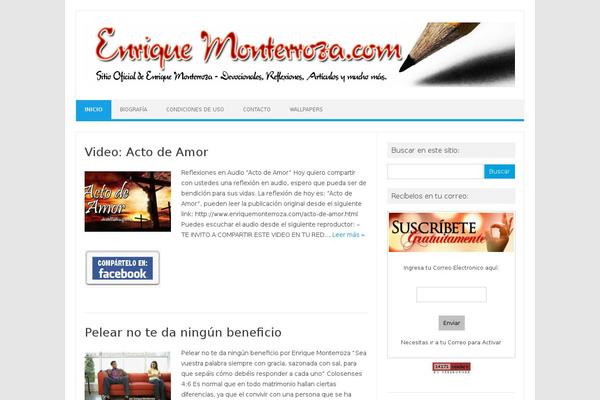 Iconic One theme site design template sample