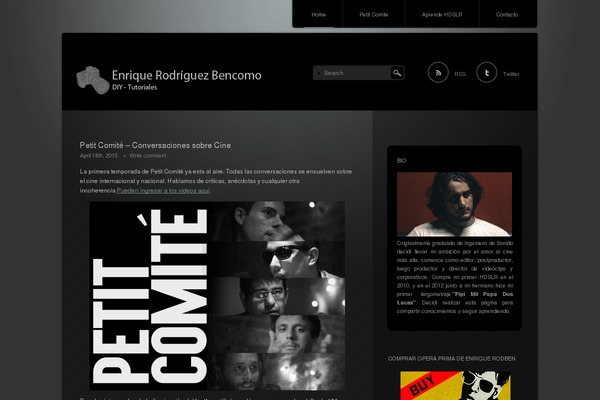 Piano Black theme site design template sample
