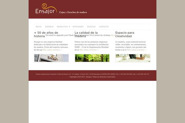 Minimalistic theme site design template sample
