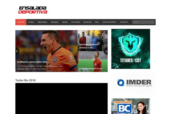 Sportsline theme site design template sample