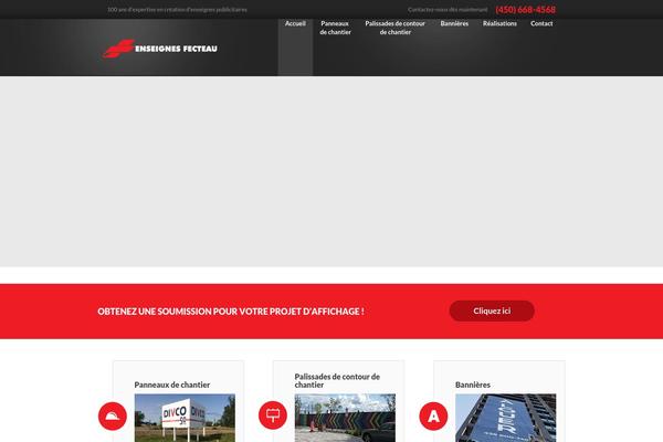 Oliver theme site design template sample