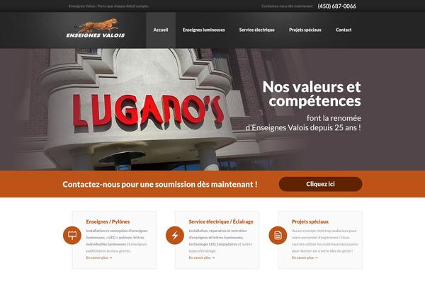 Oliver theme site design template sample
