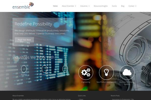 ensembleconsultinggroup.com site used Ensemble