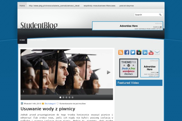 ensembleplusultra.eu site used Studentblog