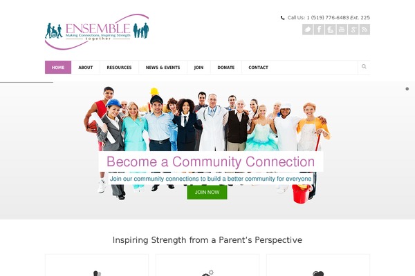 Site using Salient-core plugin